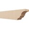 Ekena Millwork 6in. W x 8in. H x 32in. L Asheboro Woodgrain TimberThane Rafter Tail, Primed Tan RFTUR06X08X32ASHRCPR - alternate 1
